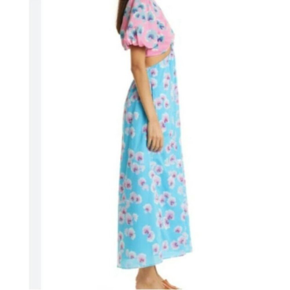 Banjanan Mariana New NWT Maxi Dress In Floral Bright Size Medium Woman’s - Picture 3 of 12